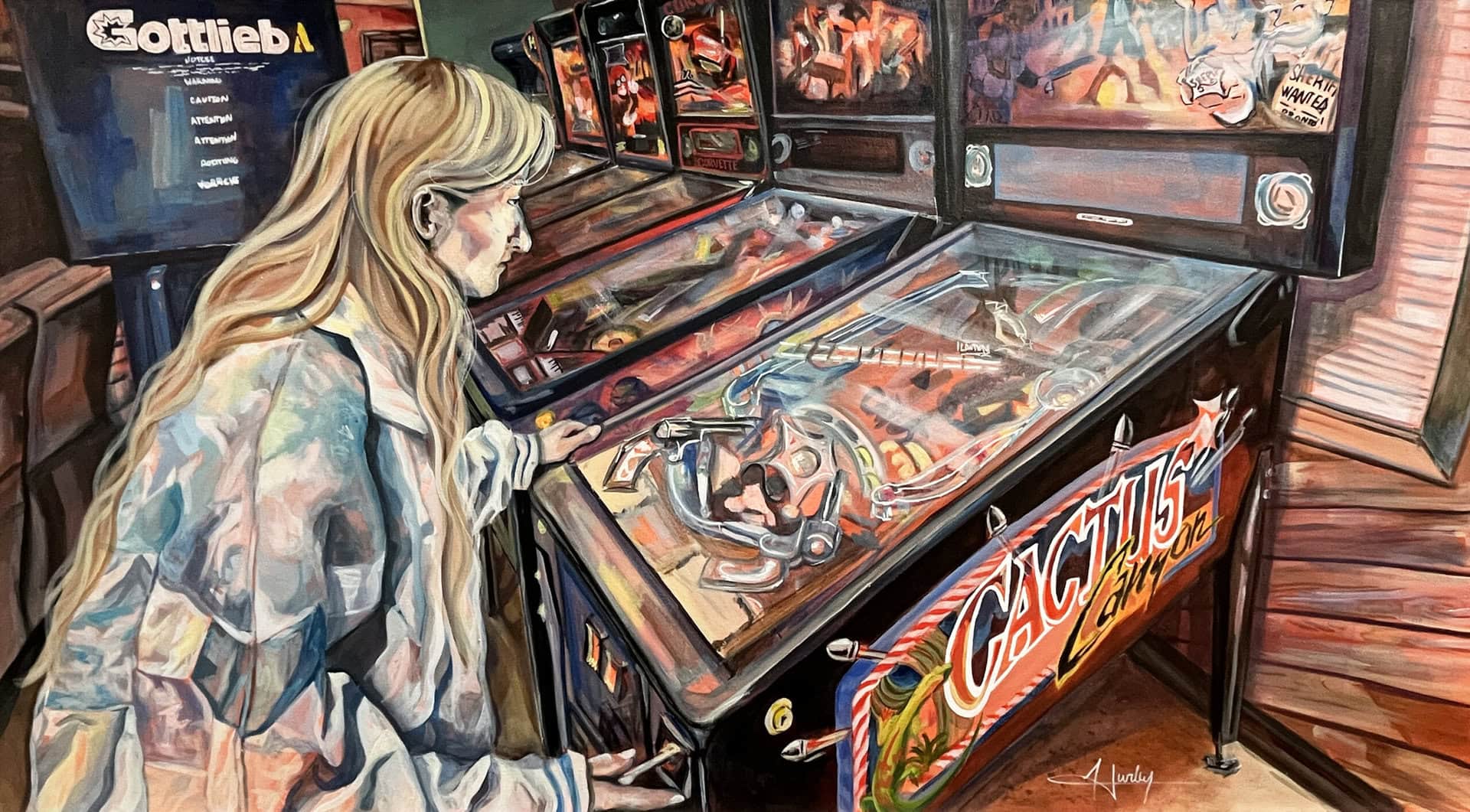 Pinball by Megan Hurley